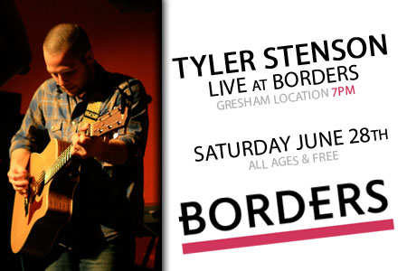 Tyler Stenson at Borders Bookstore