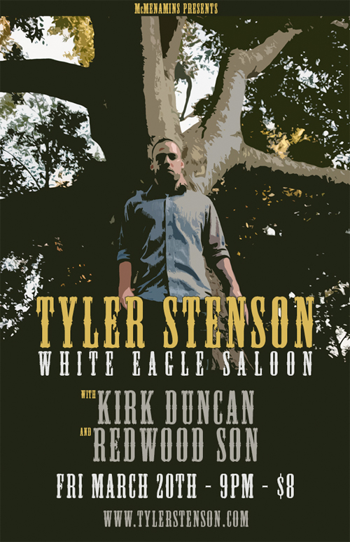 Tyler Stenson at the White Eagle Saloon