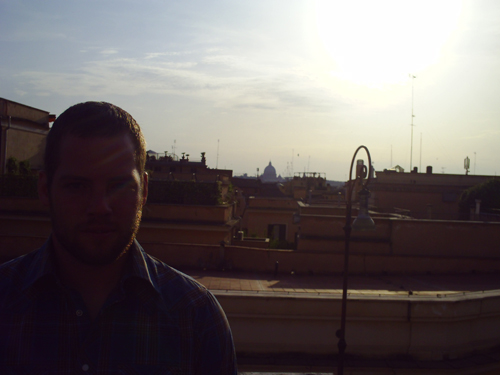 Tyler Stenson in Rome, IT