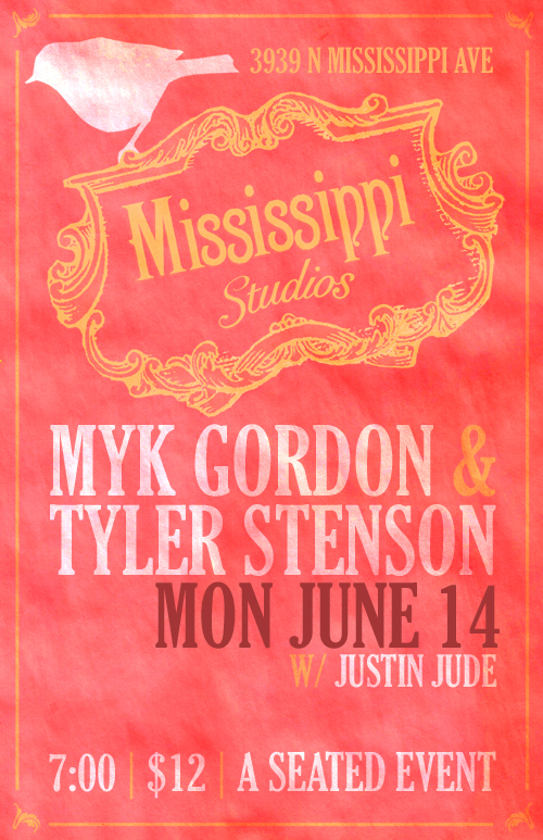 Tyler Stenson live at Mississippi Studios - June 14, 2010