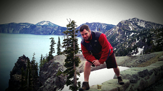 Tyler Stenson at Crater Lake, OR