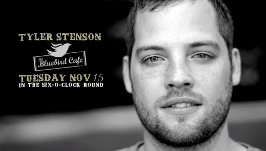 Tyler Stenson live at the Bluebird Cafe -- Nashville, TN