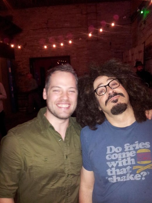 Tyler Stenson and Adam Duritz at the Outlaw Roadshow