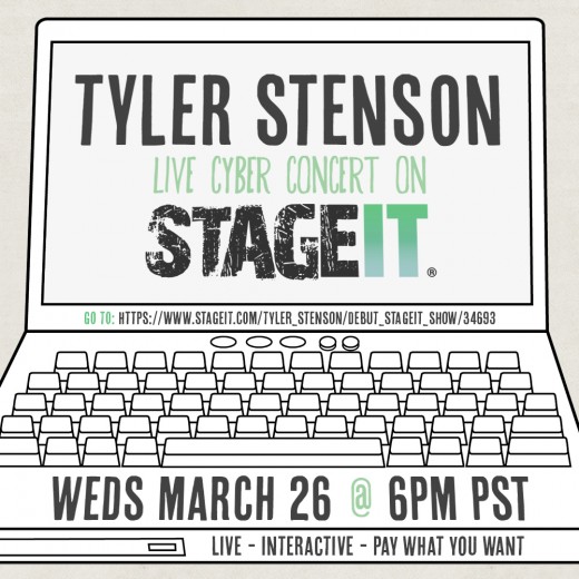 Tyler Stenson StageIt Show